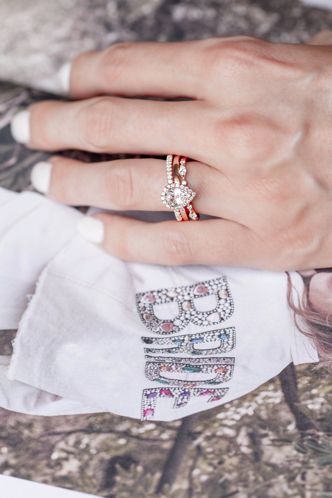 Frost Lily Ring Morganite-Engagement Rings-Eliise Maar Fine Jewellery Australia-Eliise Maar Jewellery