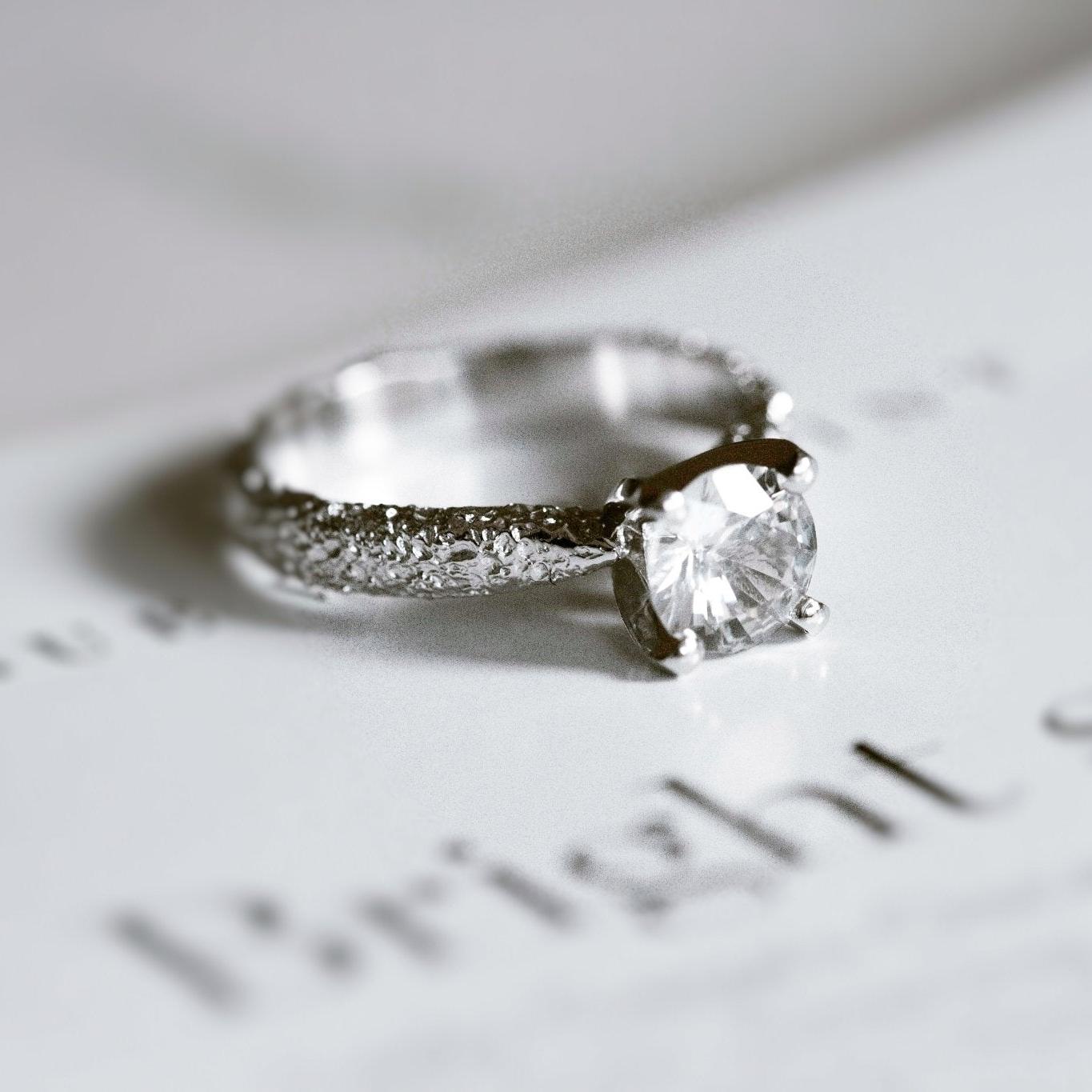 Frost Solitaire Engagement Ring-Engagement Rings-Eliise Maar Fine Jewellery Australia-Eliise Maar Jewellery