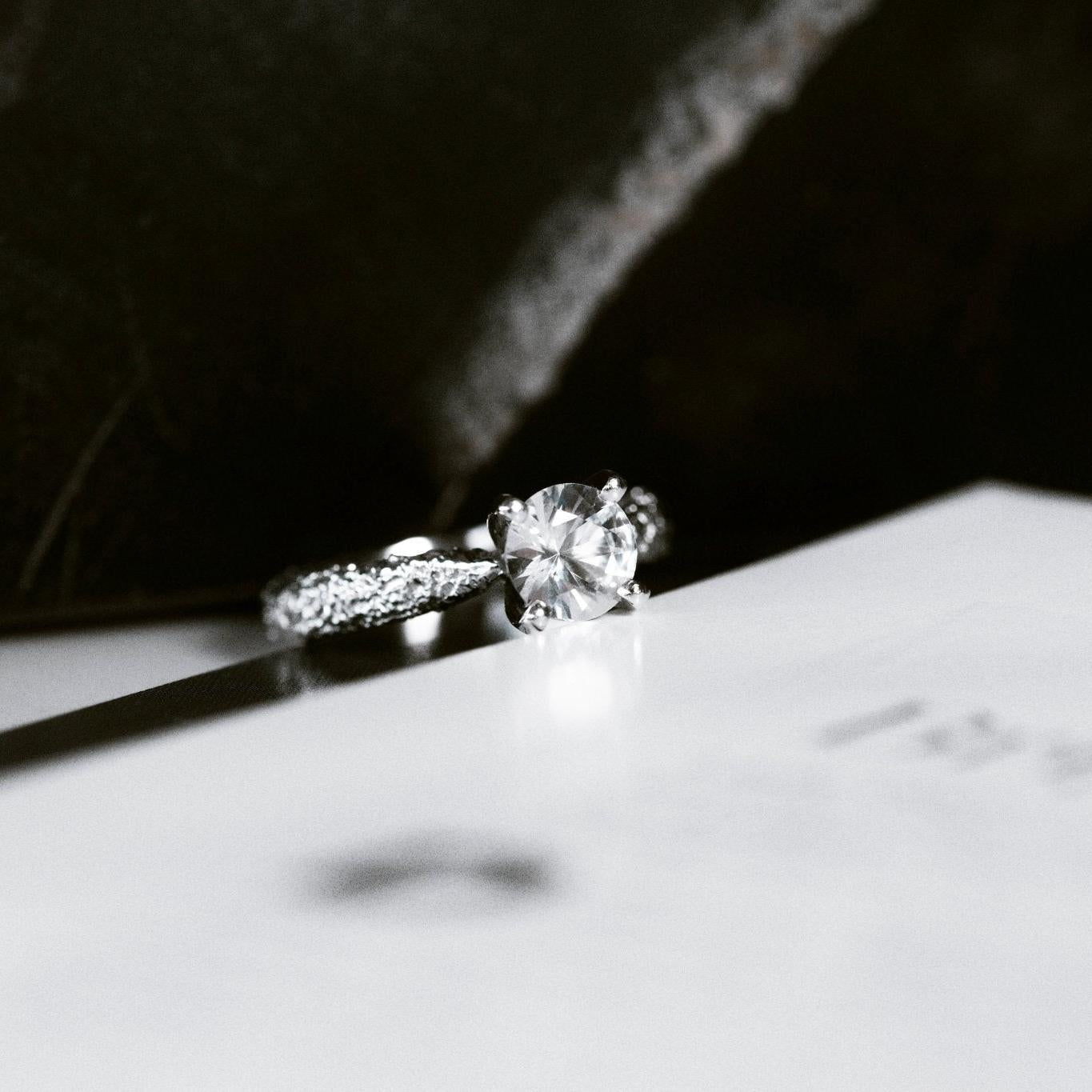 Frost Solitaire Engagement Ring-Engagement Rings-Eliise Maar Fine Jewellery Australia-Eliise Maar Jewellery