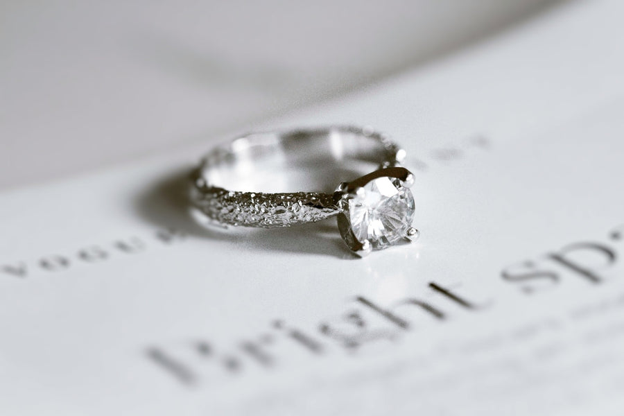 Frost Solitaire Engagement Ring - Eliise Maar Jewellery