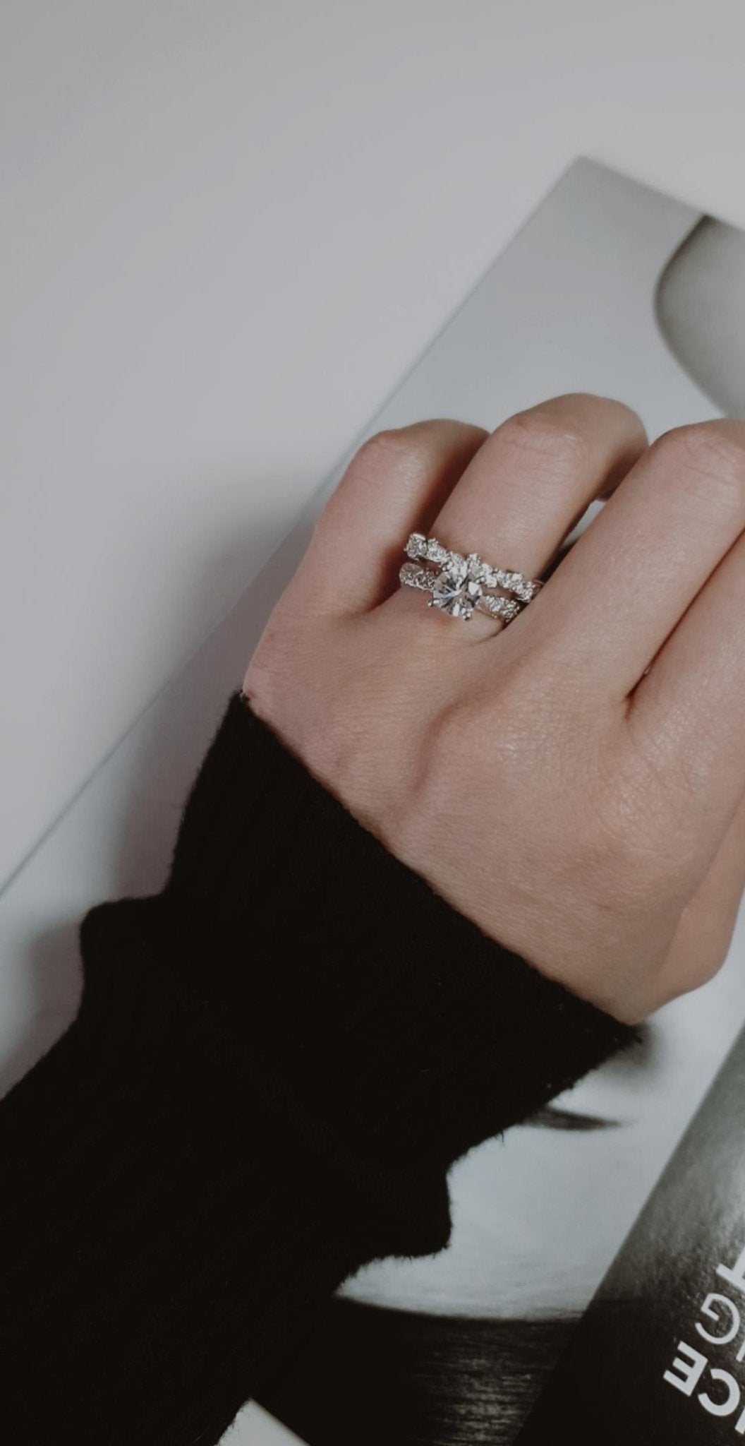 Frost Solitaire Engagement Ring - Eliise Maar Jewellery