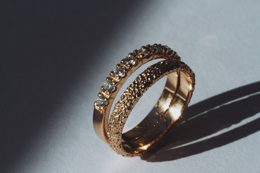 Frost Wedding Ring Rose - Eliise Maar Jewellery