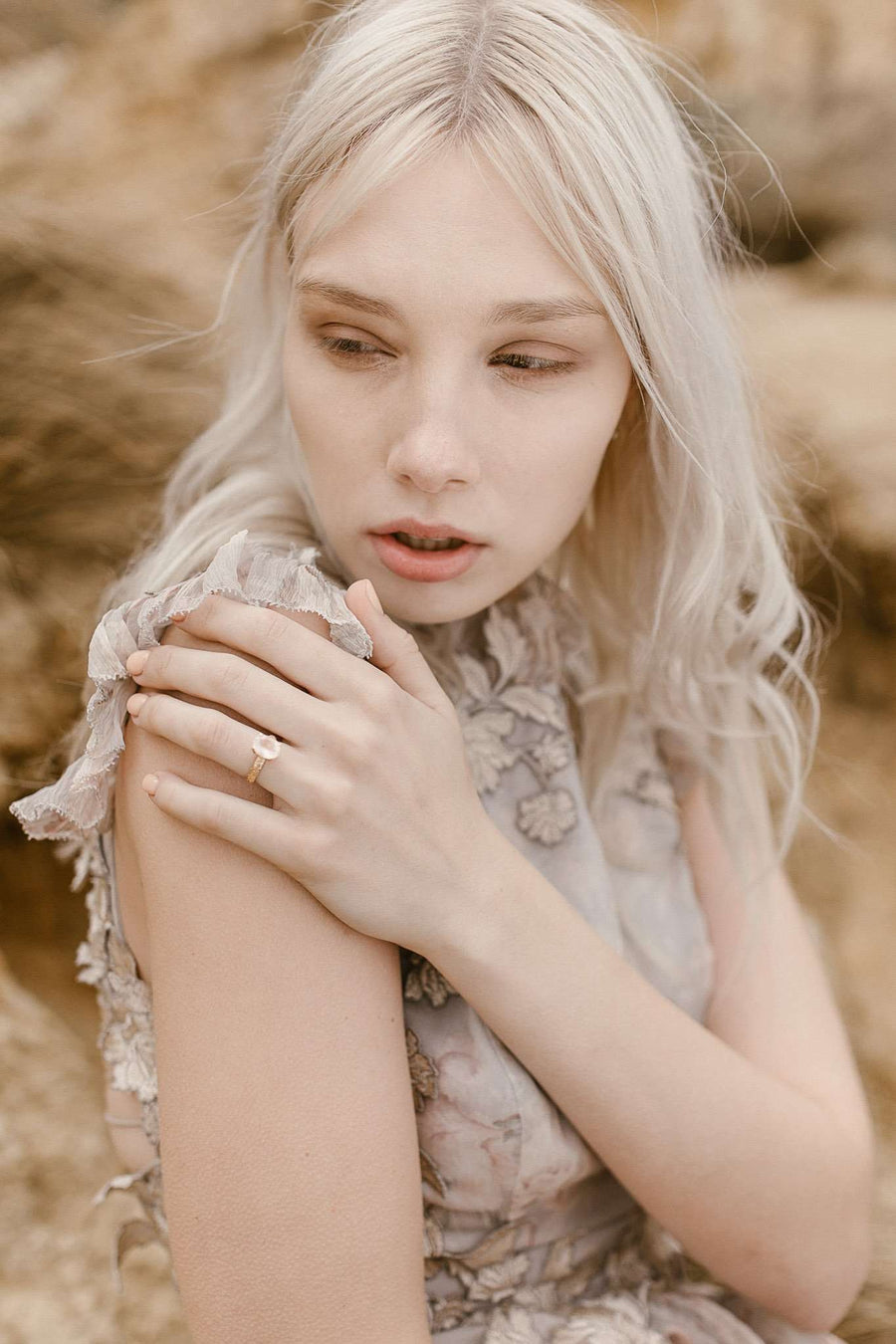 Lavish Frost Rose - Eliise Maar Jewellery