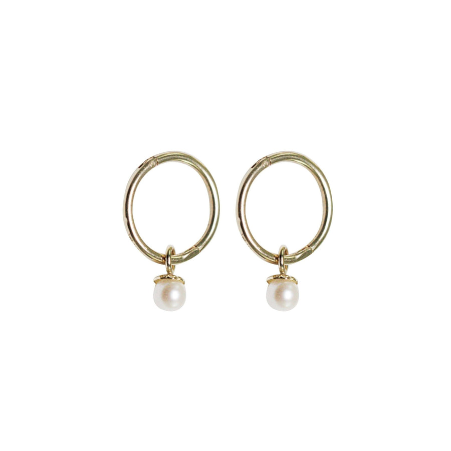 Pearl Sleeper Earrings - Eliise Maar Jewellery