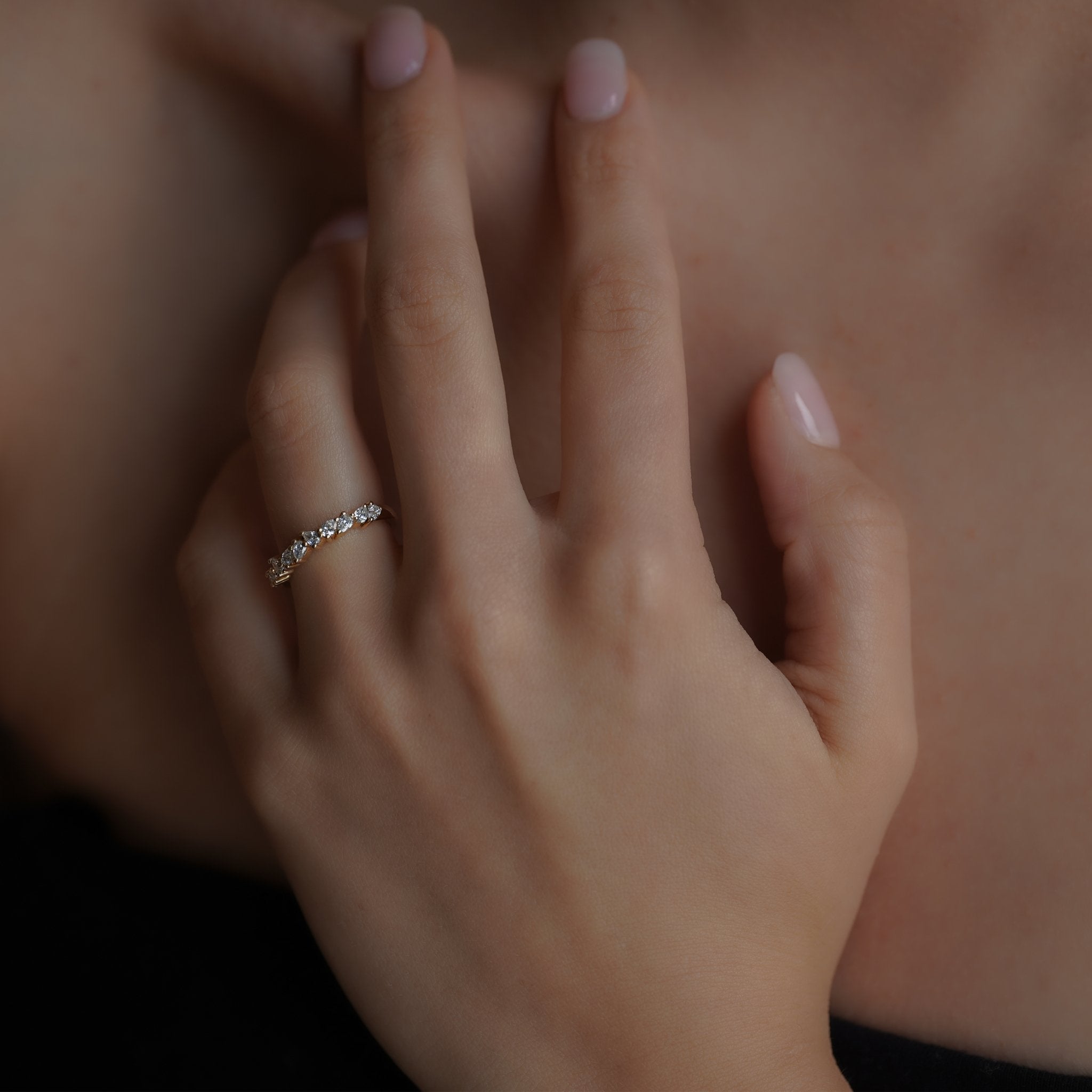 Petite Genevieve Diamond Band-Diamond Band-Eliise Maar Fine Jewellery Australia-Eliise Maar Jewellery