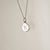 Signet Necklace White - K - Eliise Maar Jewellery