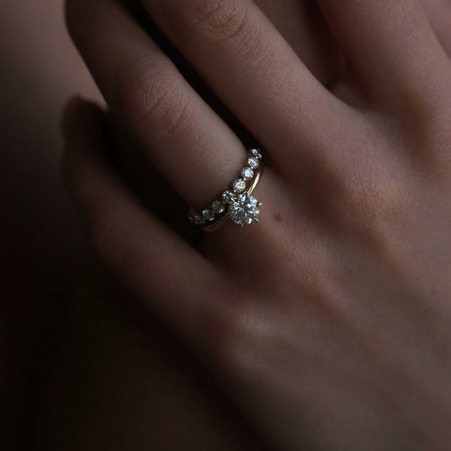 Sophie Diamond Solitaire Ring - Eliise Maar Jewellery