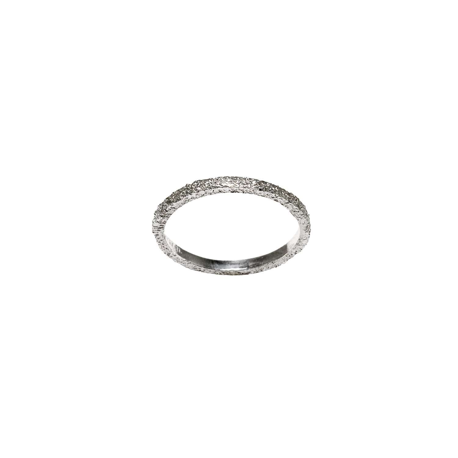 Thin Frost White Gold Wedding Band-Rings-Eliise Maar Fine Jewellery Australia-Eliise Maar Jewellery